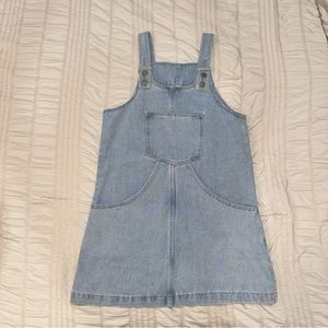 Denim mini dress / skirtall